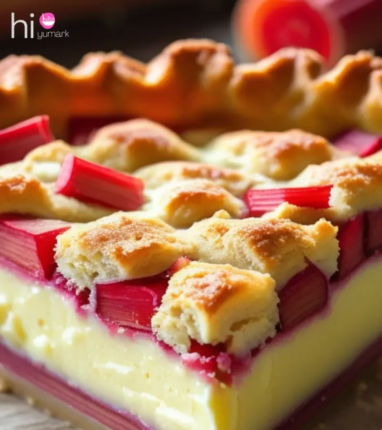 Why is Amish rhubarb custard pie tart-sweet